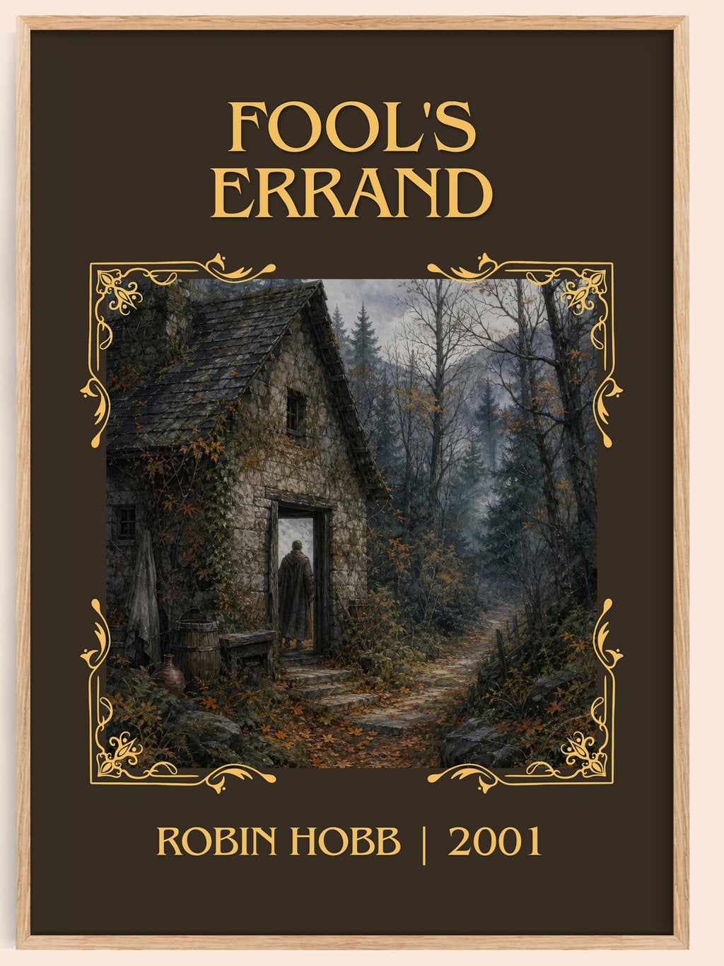 Fool's Errand Classic Book Art Print by Robin Hobb – book poster