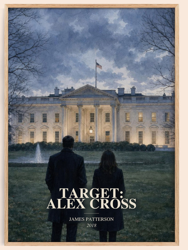 Target: Alex Cross Book Watercolour Illustration by James Patterson