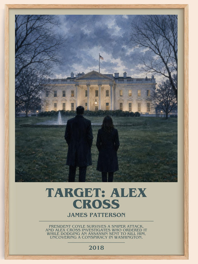 Target: Alex Cross Bookish Wall Art by James Patterson