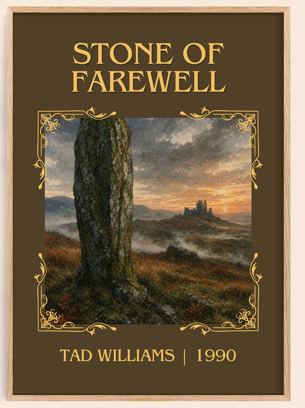 Stone of Farewell Classic Book Art Print by Tad Williams – book poster