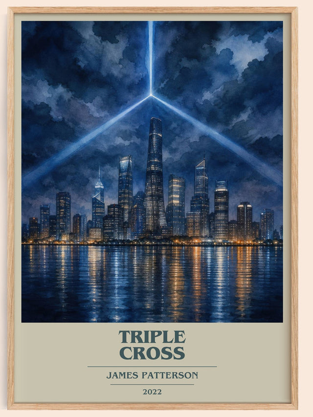 Triple Cross Book Cover Poster by James Patterson