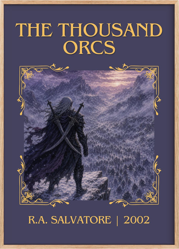 The Thousand Orcs Classic Book Art Print by R.A. Salvatore