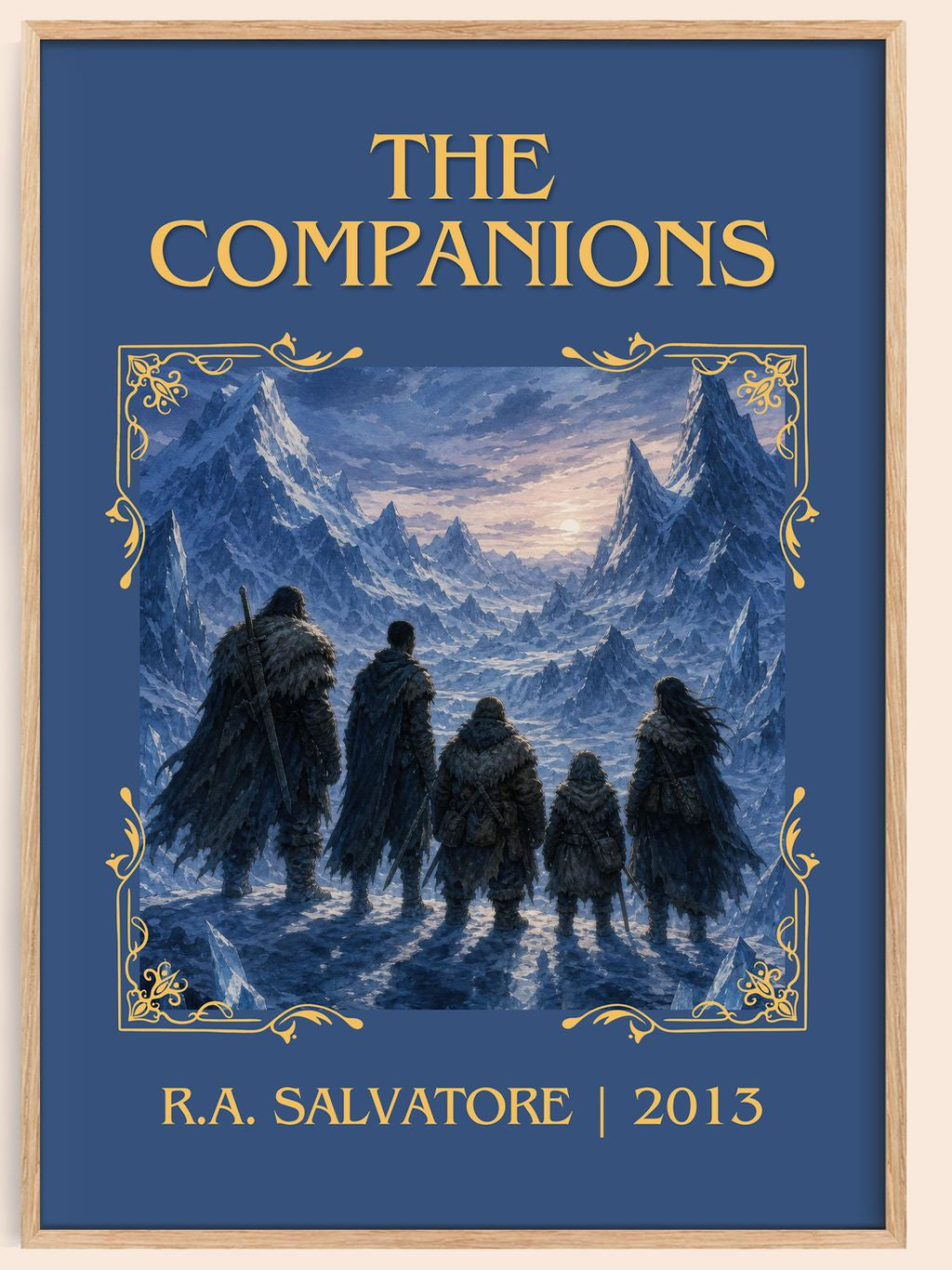 The Companions Classic Book Art Print by R.A. Salvatore – book poster