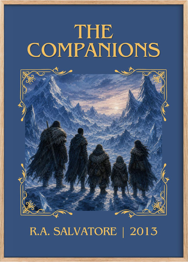 The Companions Classic Book Art Print by R.A. Salvatore