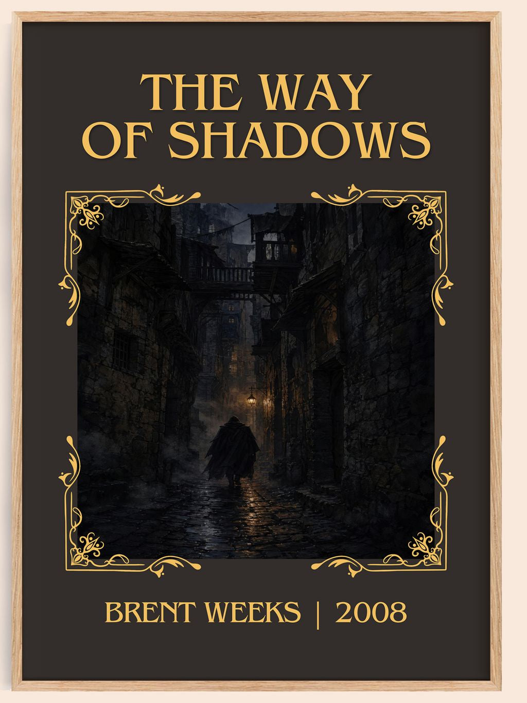 The Way of Shadows Classic Book Art Print by Brent Weeks – book poster