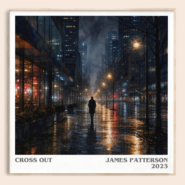 Cross Out Literary Art Print by James Patterson