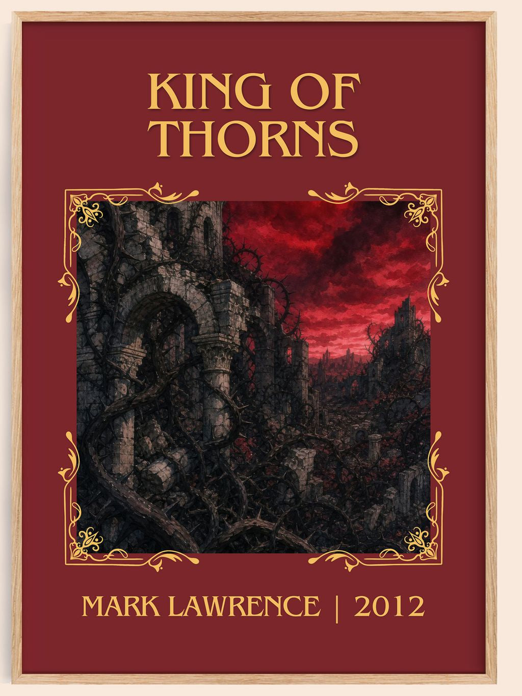 King of Thorns Classic Book Art Print by Mark Lawrence – book poster