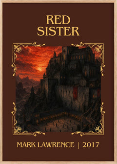 Red Sister Classic Book Art Print by Mark Lawrence