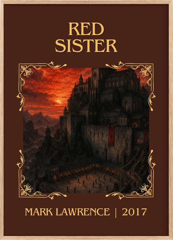 Red Sister Classic Book Art Print by Mark Lawrence