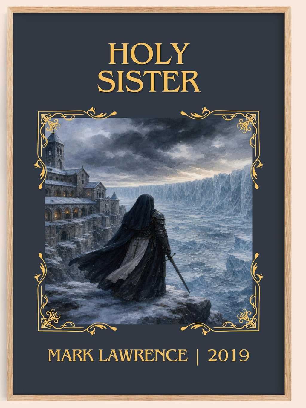 Holy Sister Classic Book Art Print by Mark Lawrence – book poster
