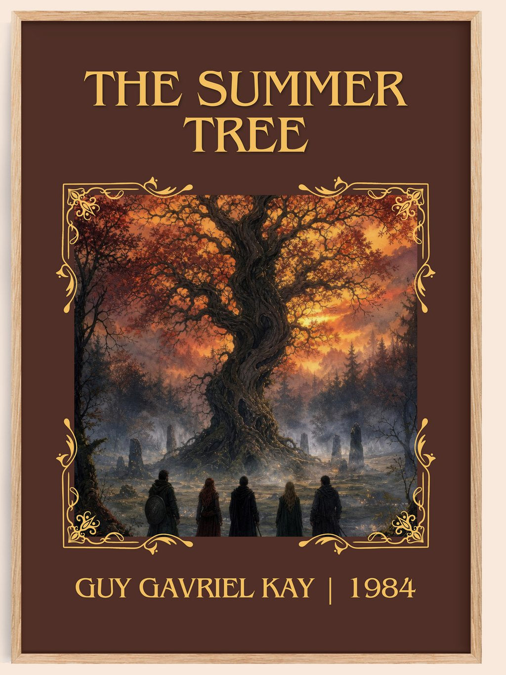The Summer Tree Classic Book Art Print by Guy Gavriel Kay – book poster
