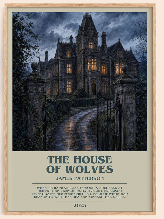 The House Of Wolves Bookish Wall Art by James Patterson