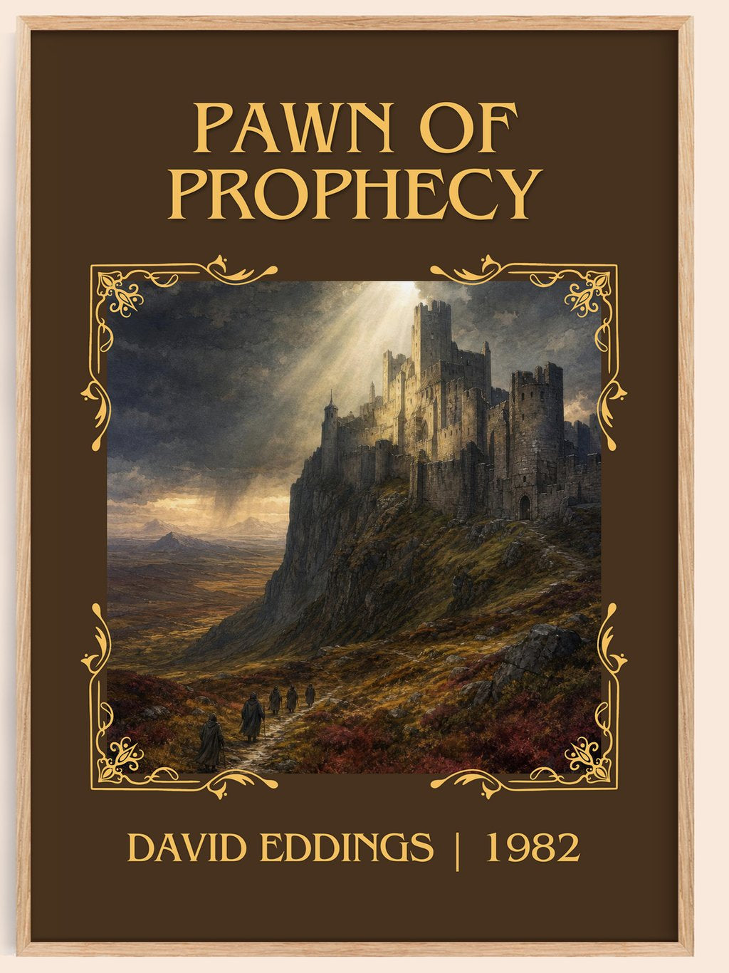 Pawn of Prophecy Classic Book Art Print by David Eddings – book poster
