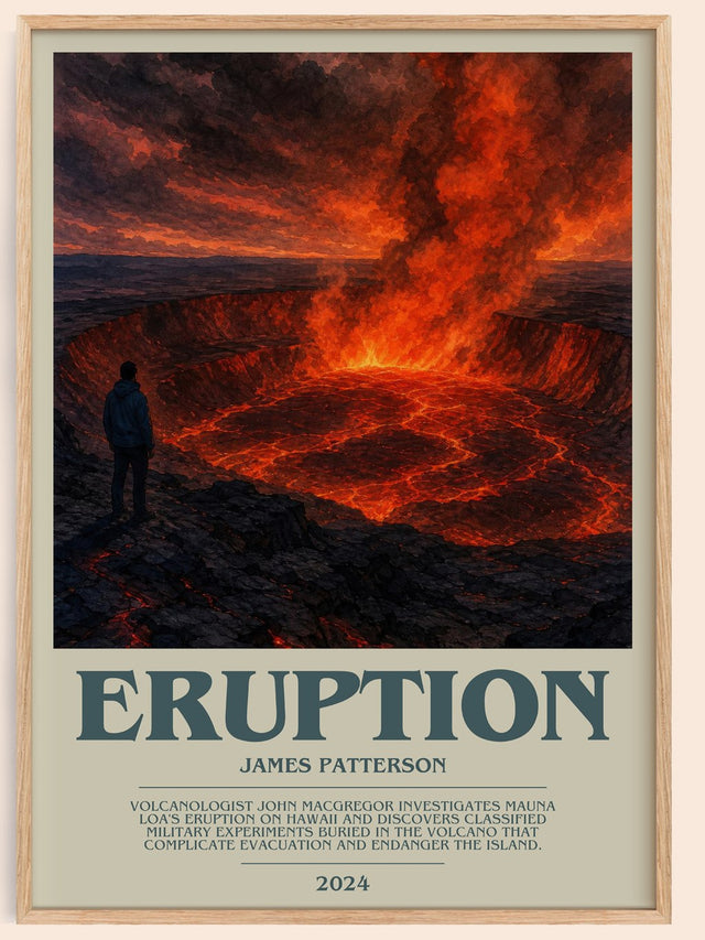 Eruption Bookish Wall Art by James Patterson