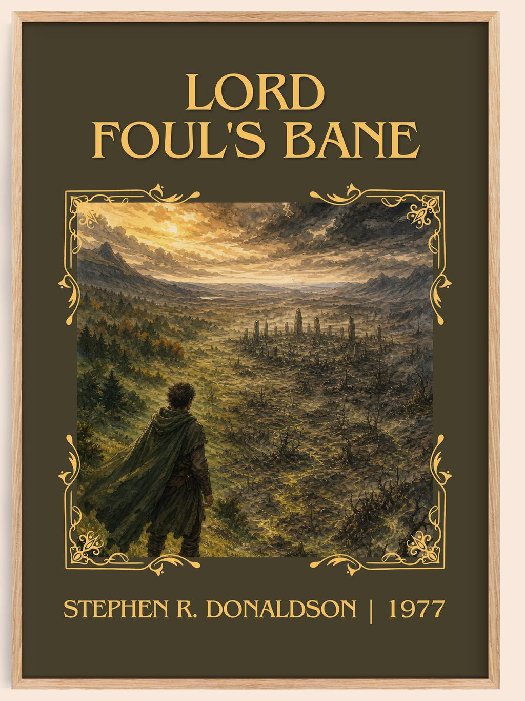 Lord Foul's Bane Classic Book Art Print by Stephen R. Donaldson – book poster