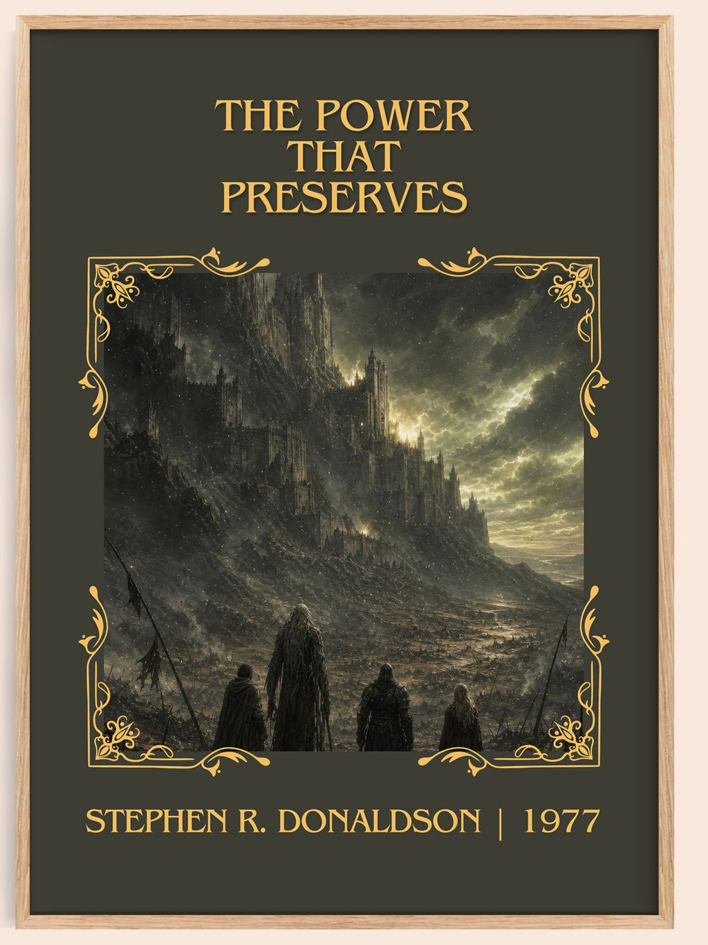 Power That Preserves Classic Book Art Print by Stephen R. Donaldson – book poster