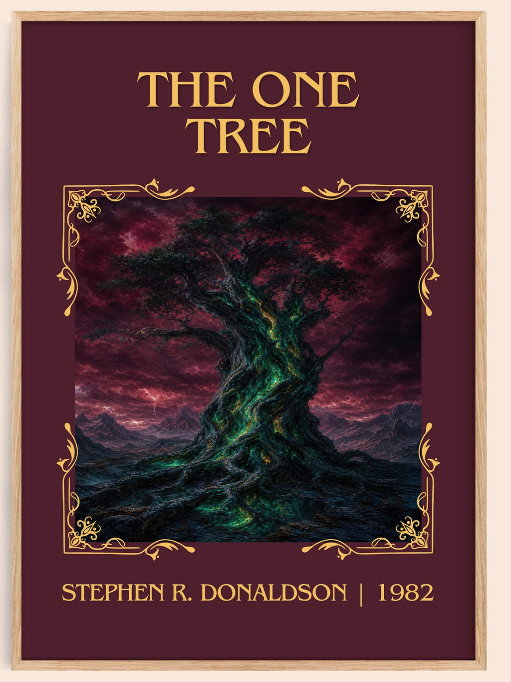 The One Tree Classic Book Art Print by Stephen R. Donaldson – book poster