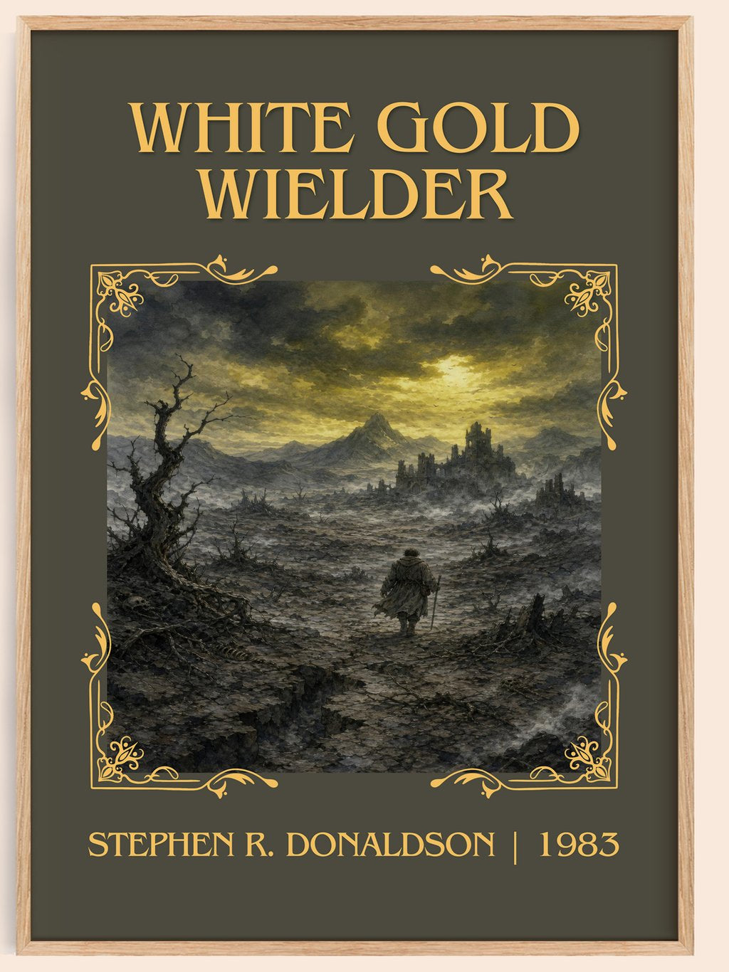 White Gold Wielder Classic Book Art Print by Stephen R. Donaldson – book poster