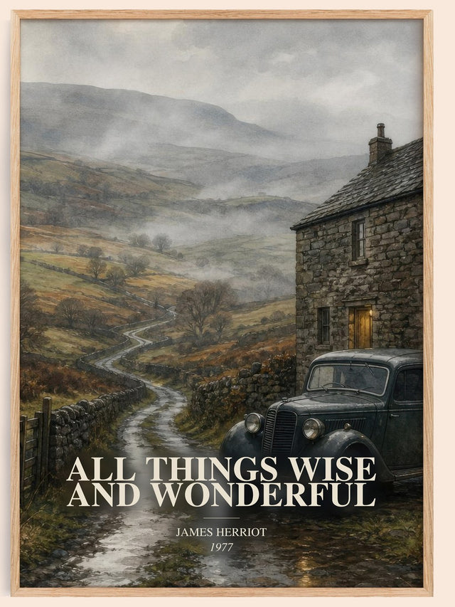 All Things Wise And Wonderful Book Watercolour Illustration – J.