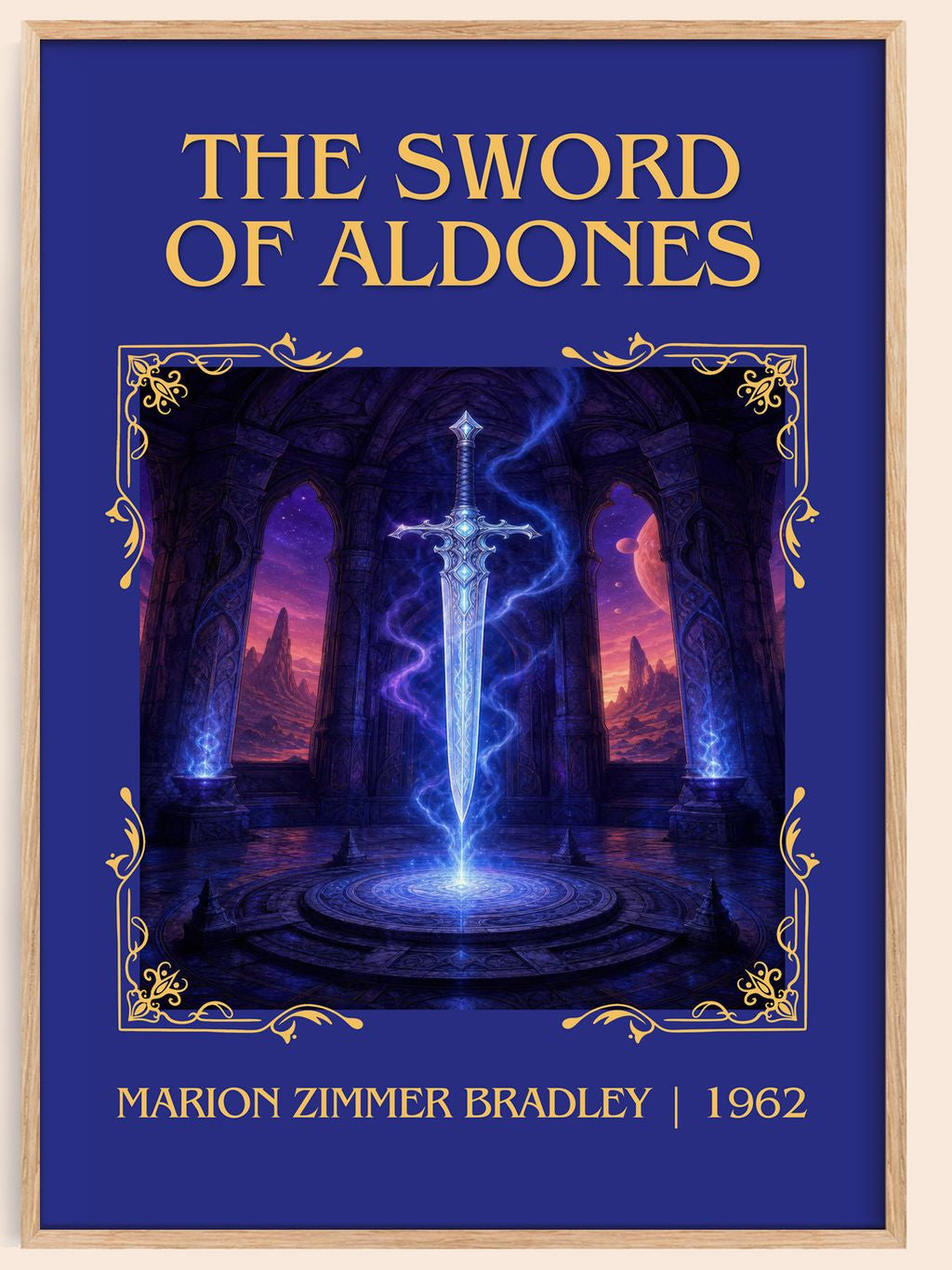 The Sword of Aldones Classic Book Art Print by Marion Zimmer Bradley – book poster