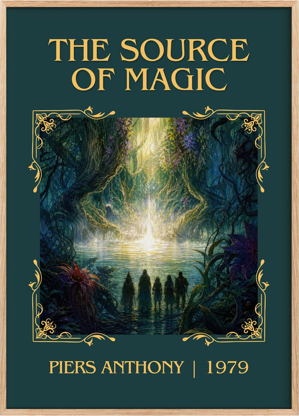 The Source of Magic Classic Book Art Print by Piers Anthony