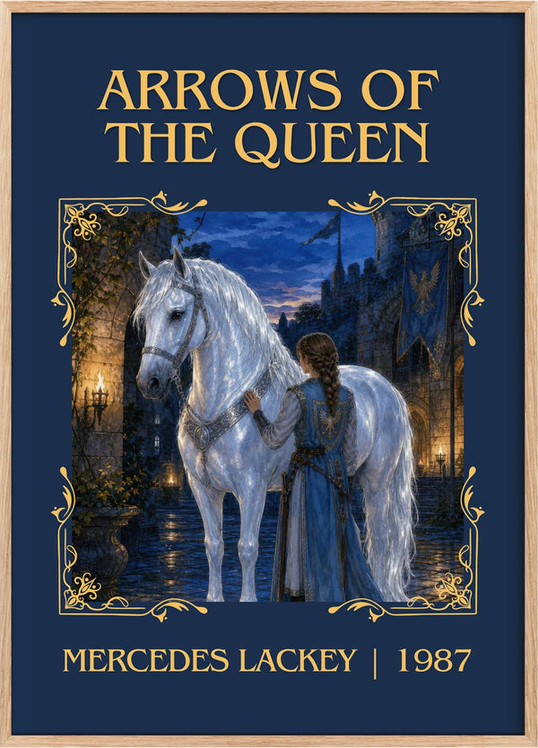 Arrows of the Queen Classic Book Art Print by Mercedes Lackey