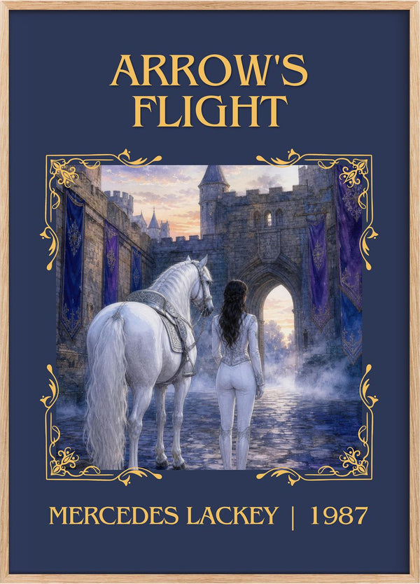 Arrow's Flight Classic Book Art Print by Mercedes Lackey