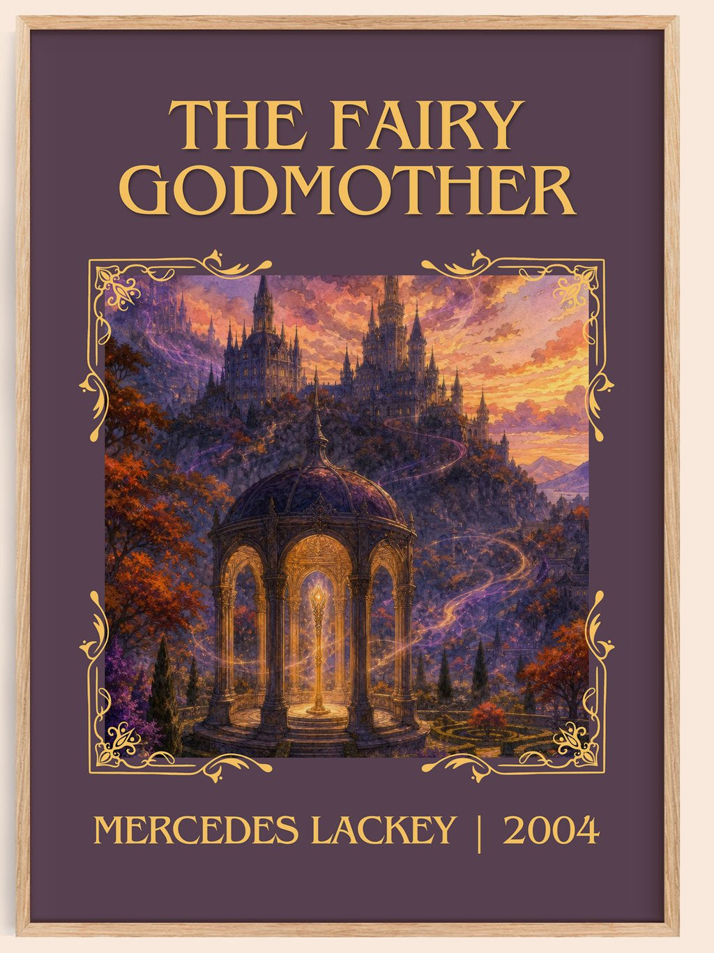 The Fairy Godmother Classic Book Art Print by Mercedes Lackey – book poster