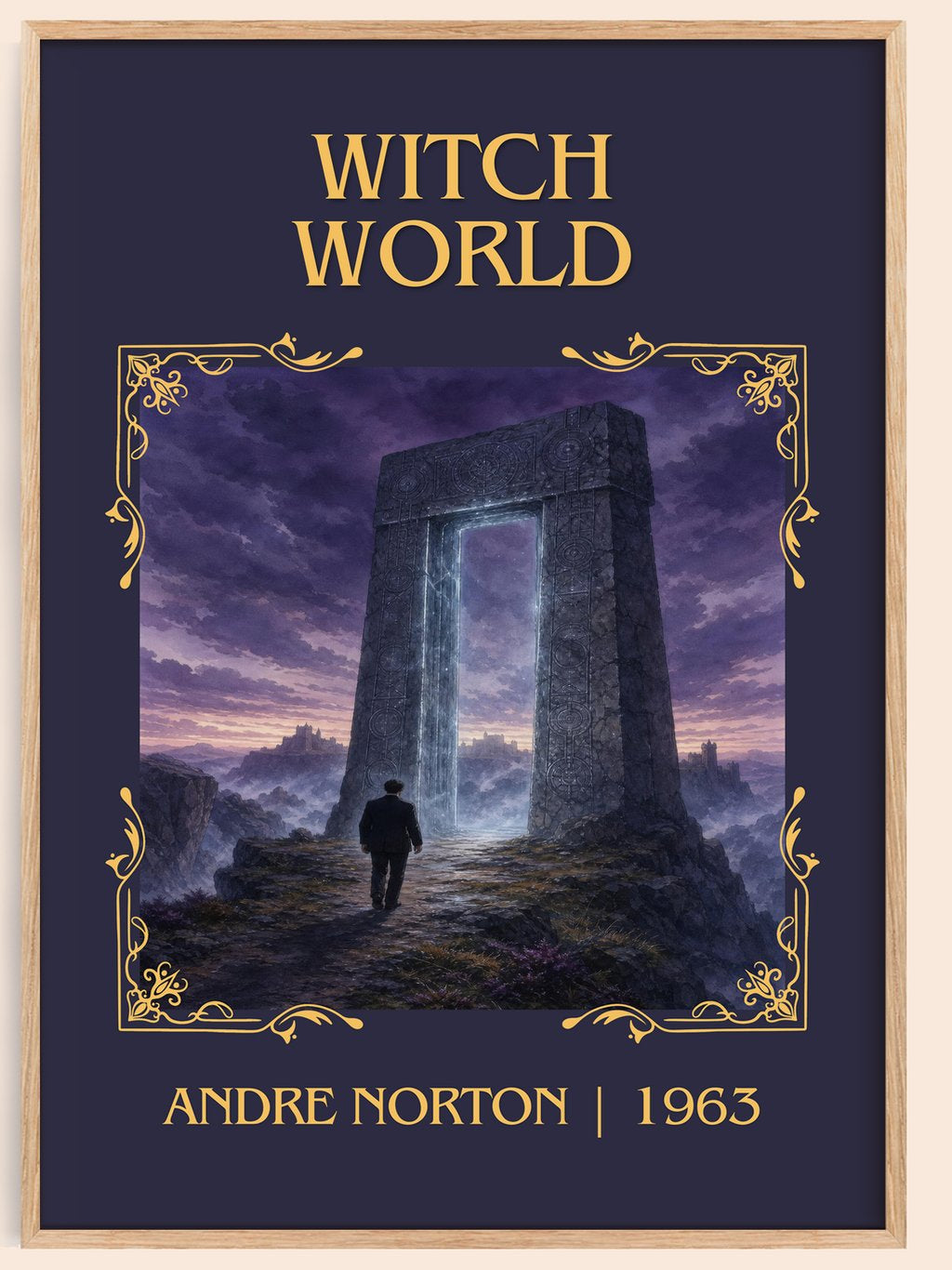 Witch World Classic Book Art Print by Andre Norton – book poster