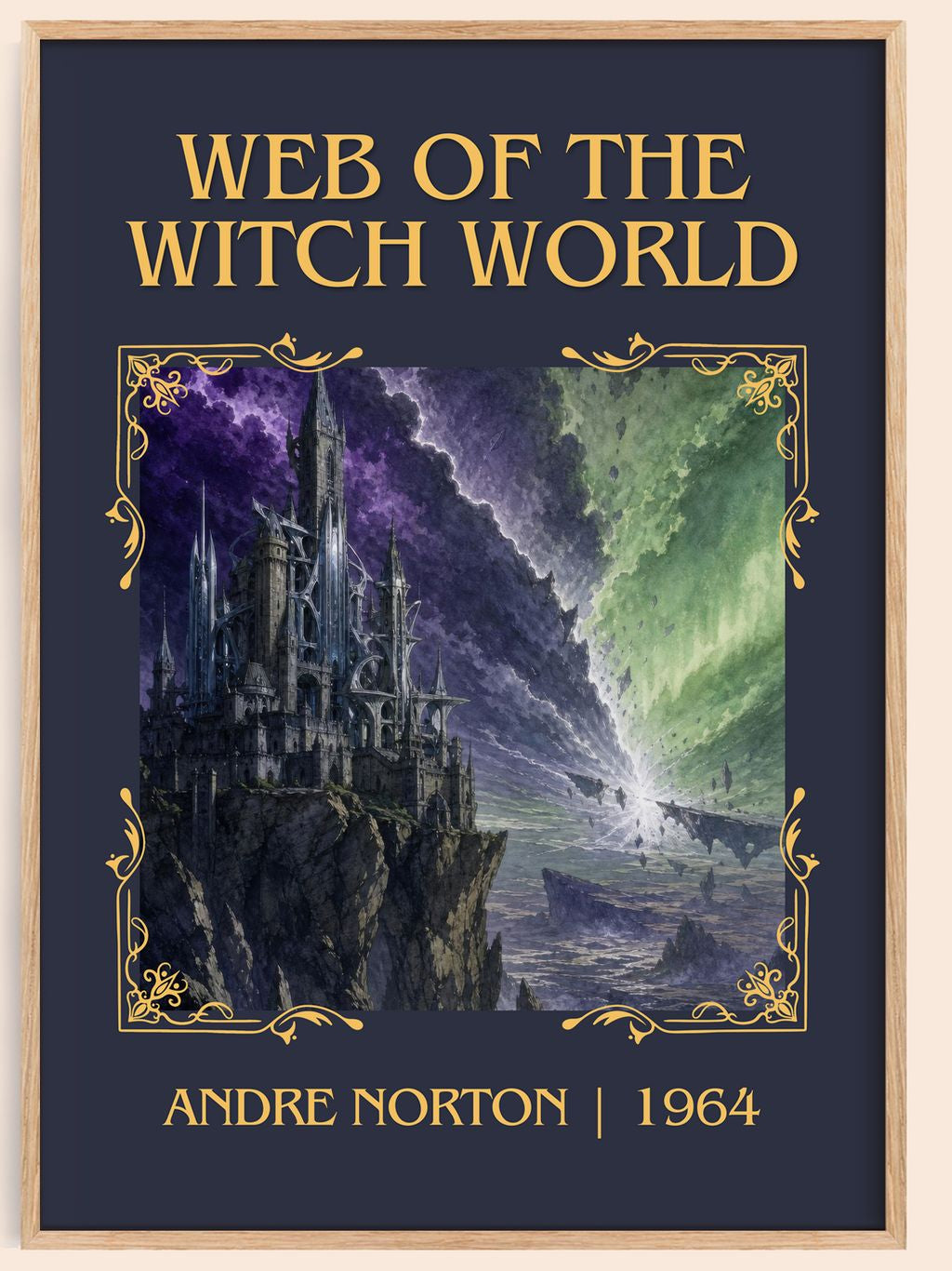 Web of the Witch World Classic Book Art Print by Andre Norton – book poster