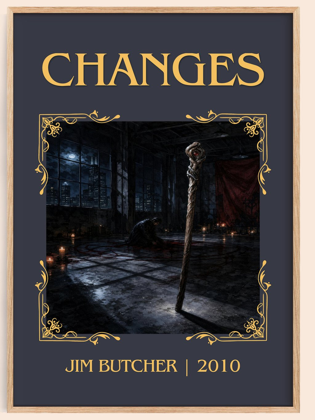 Changes Classic Book Art Print by Jim Butcher – book poster