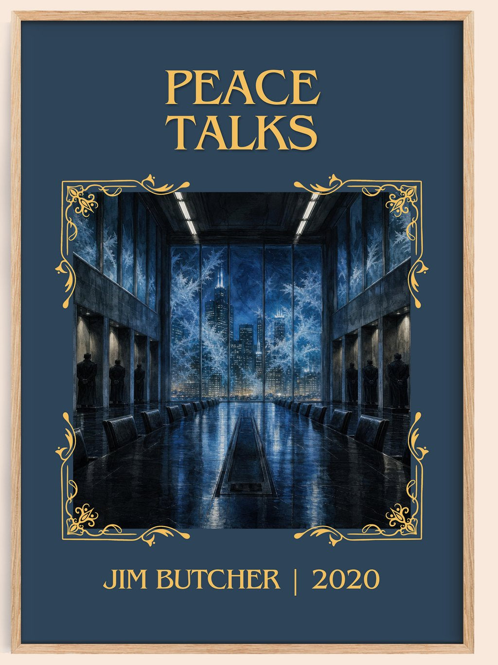 Peace Talks Classic Book Art Print by Jim Butcher – book poster