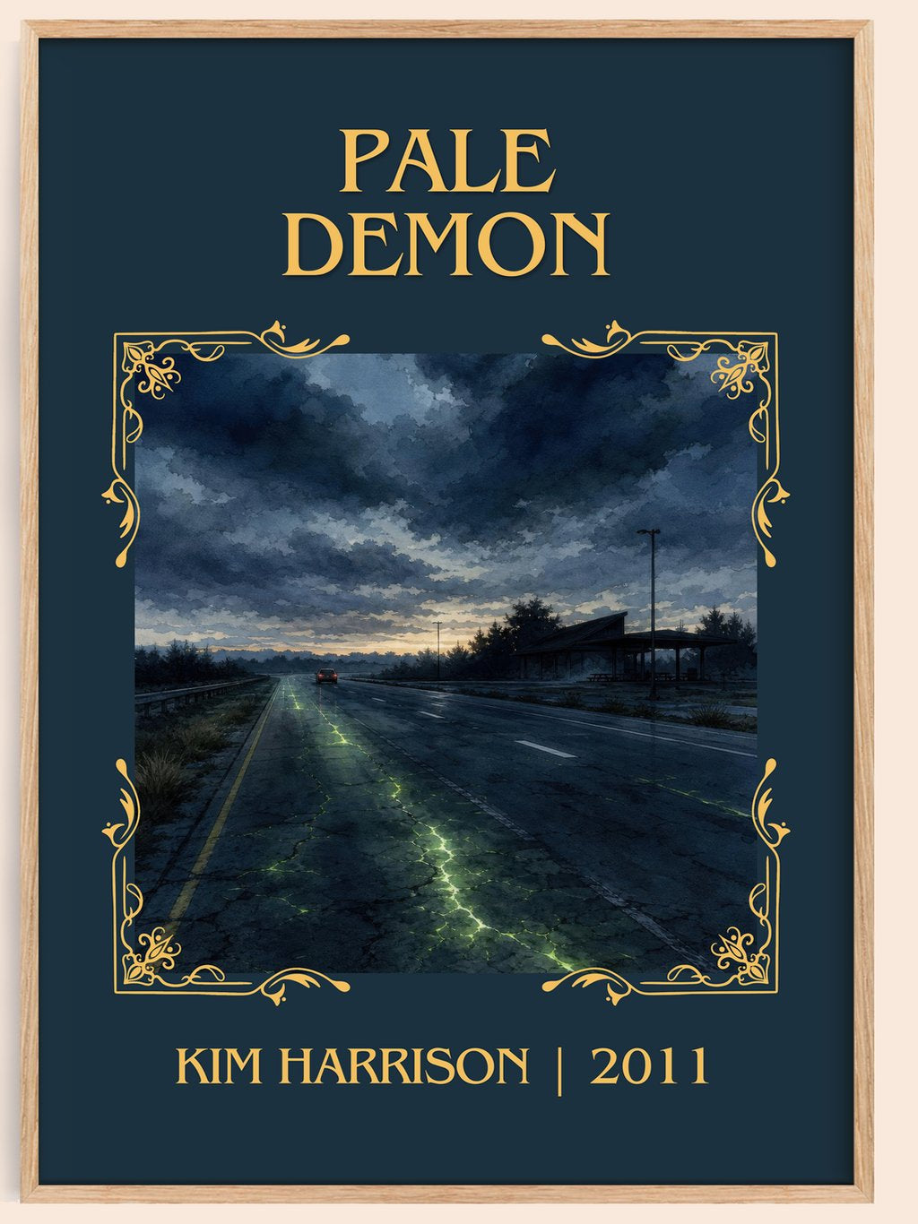 Pale Demon Classic Book Art Print by Kim Harrison – book poster