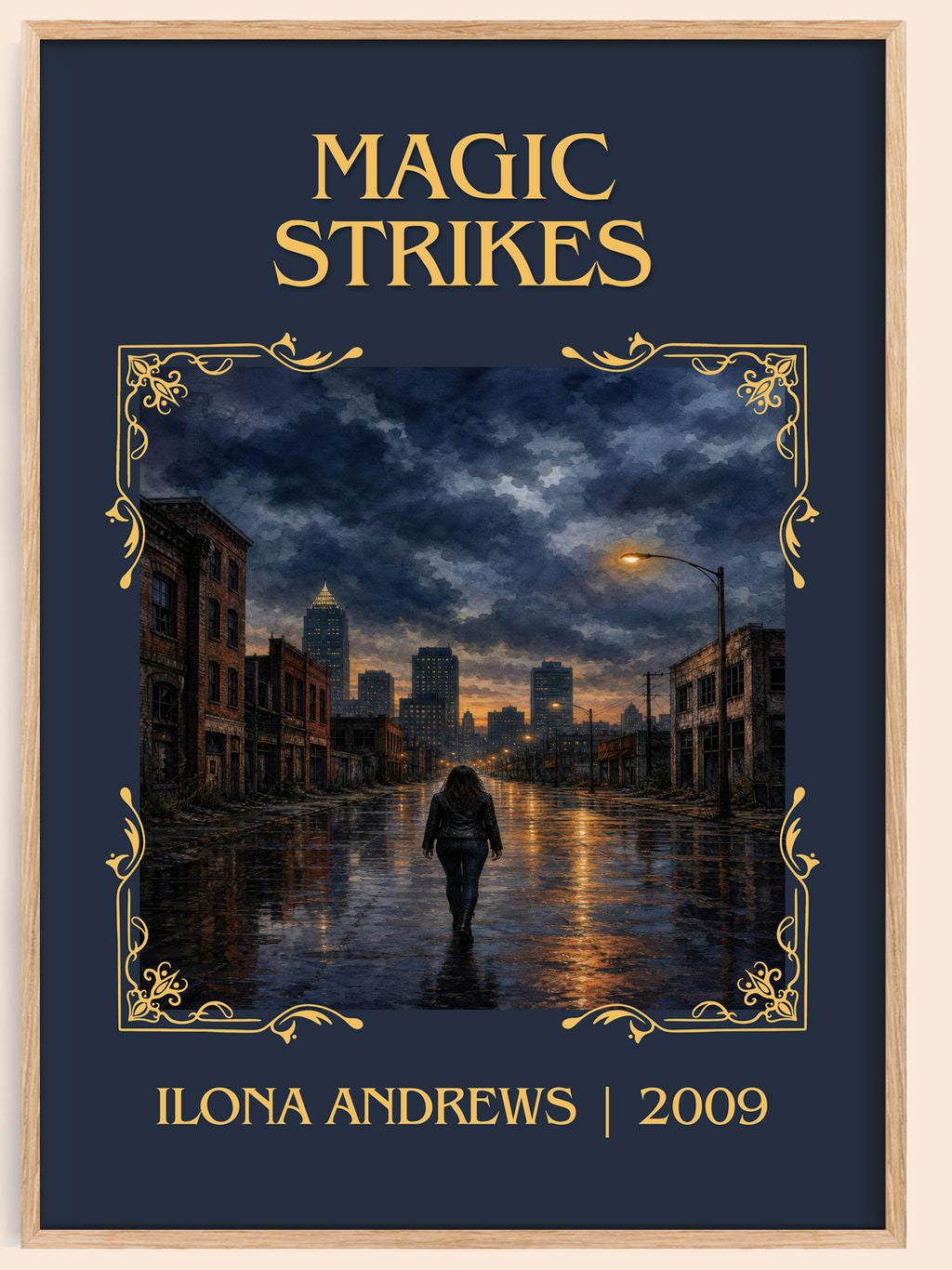 Magic Strikes Classic Book Art Print by Ilona Andrews – book poster