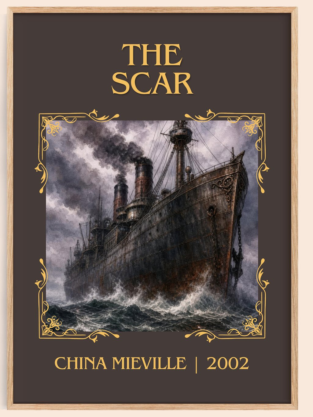 The Scar Classic Book Art Print by China Miéville – book poster