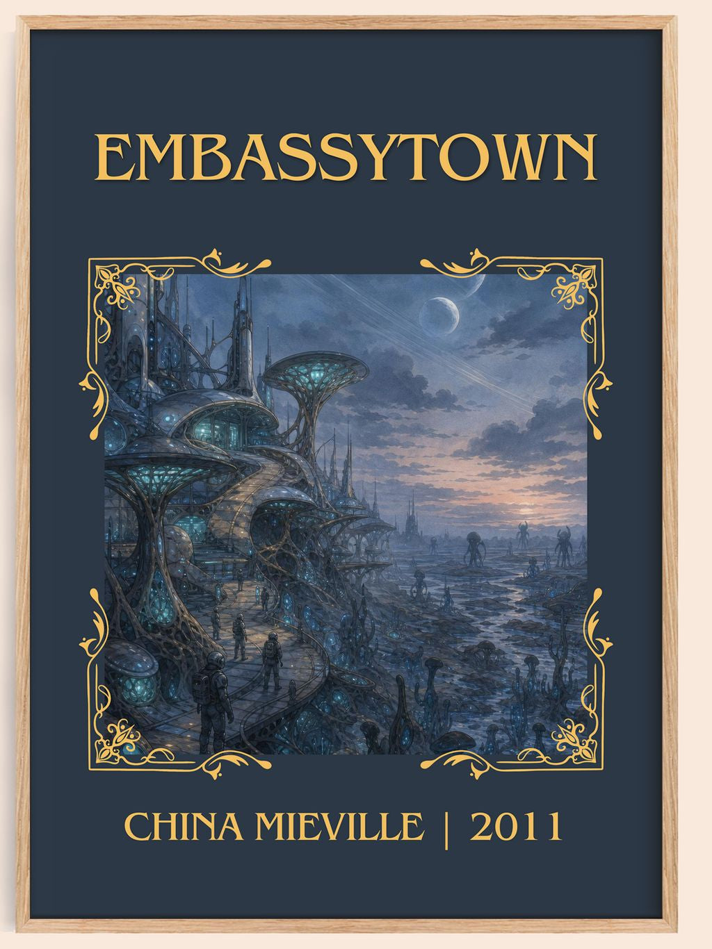 Embassytown Classic Book Art Print by China Miéville – book poster