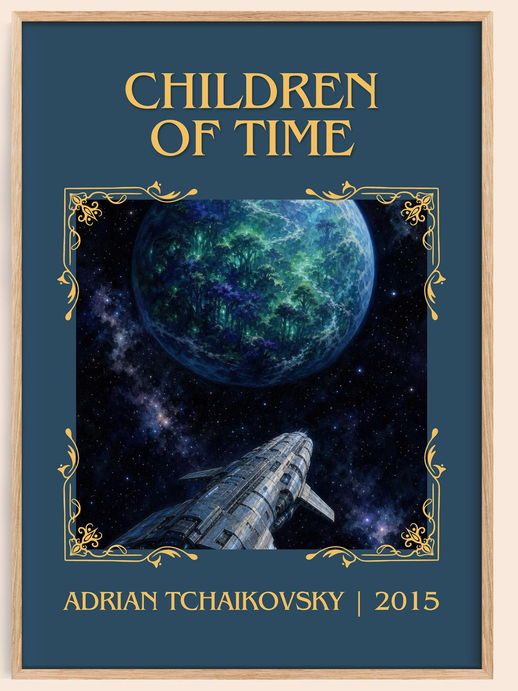Children of Time Classic Book Art Print by Adrian Tchaikovsky – book poster