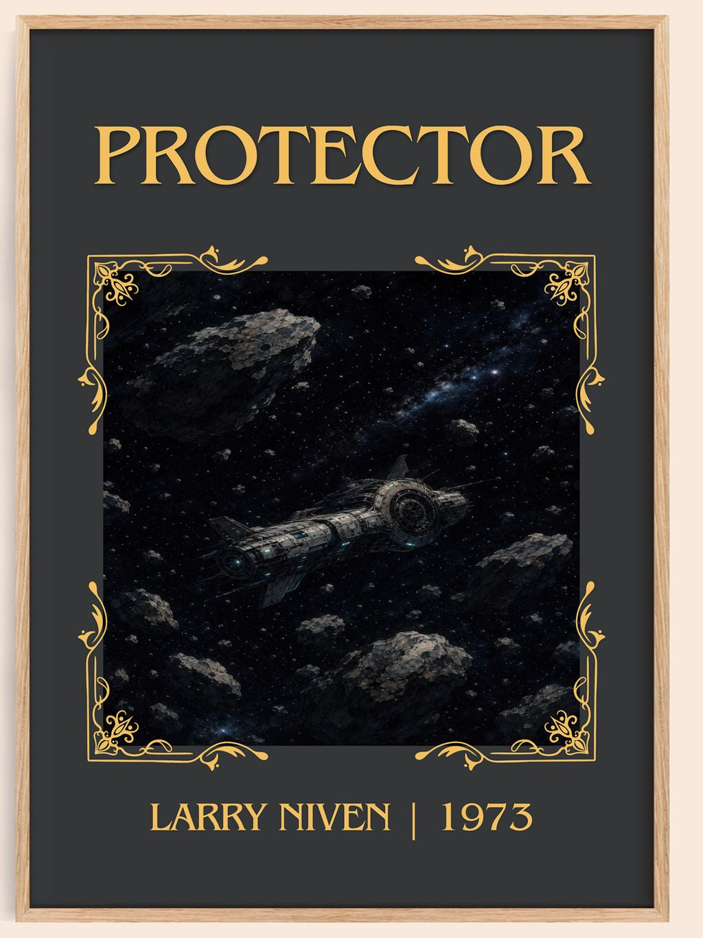 Protector Classic Book Art Print by Larry Niven – book poster