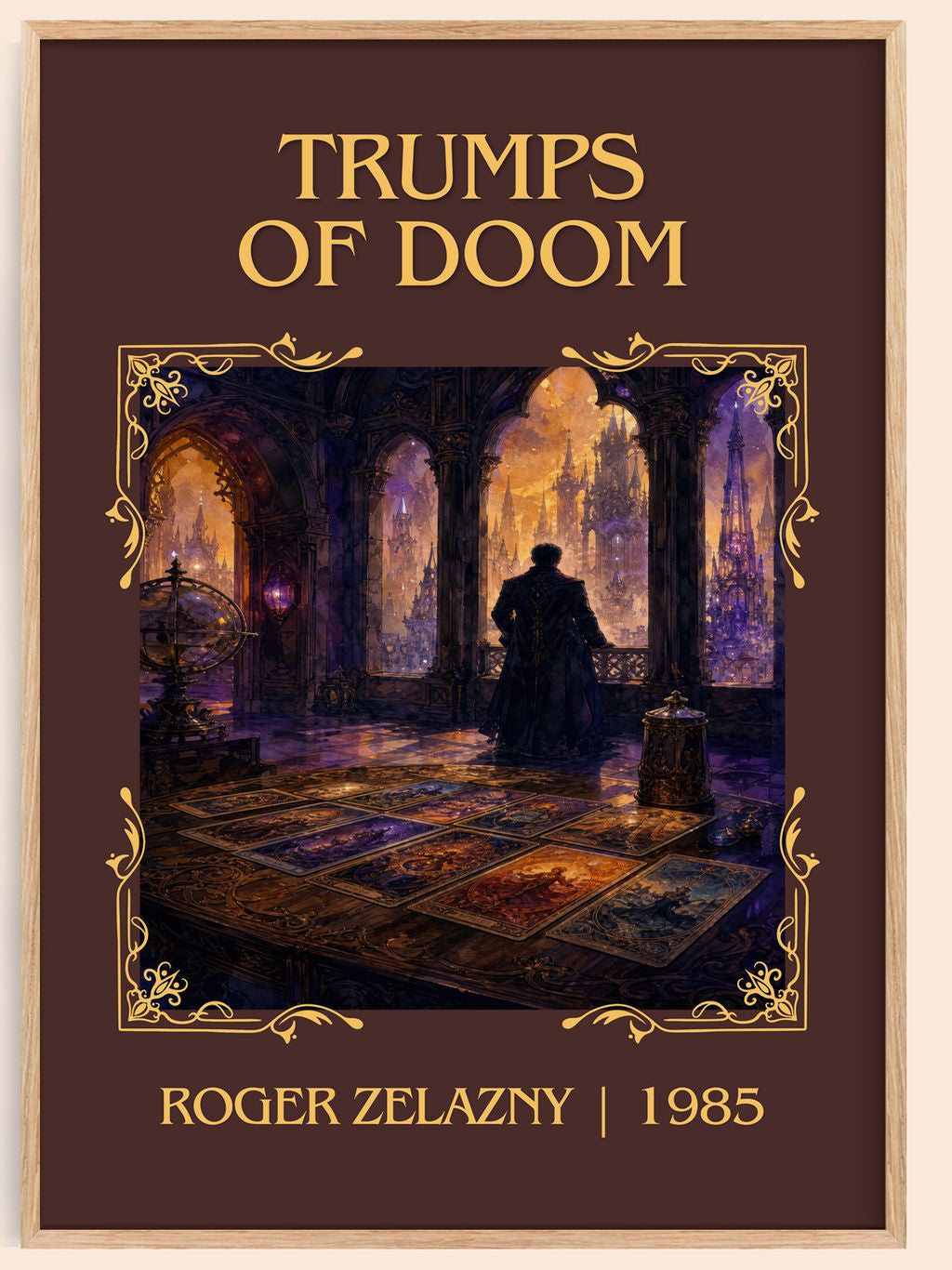 Trumps of Doom Classic Book Art Print by Roger Zelazny – book poster