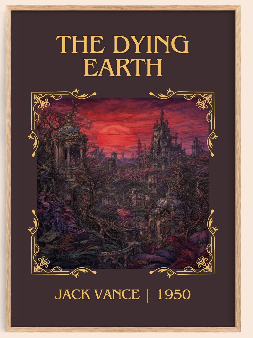 The Dying Earth Classic Book Art Print by Jack Vance – book poster