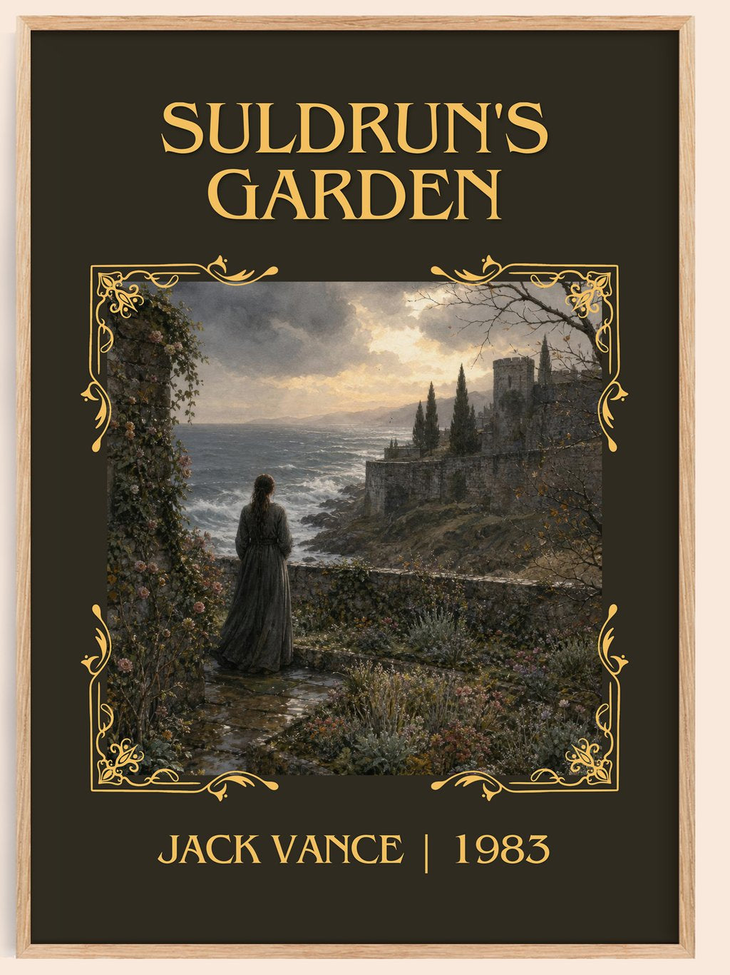 Suldrun's Garden Classic Book Art Print by Jack Vance – book poster