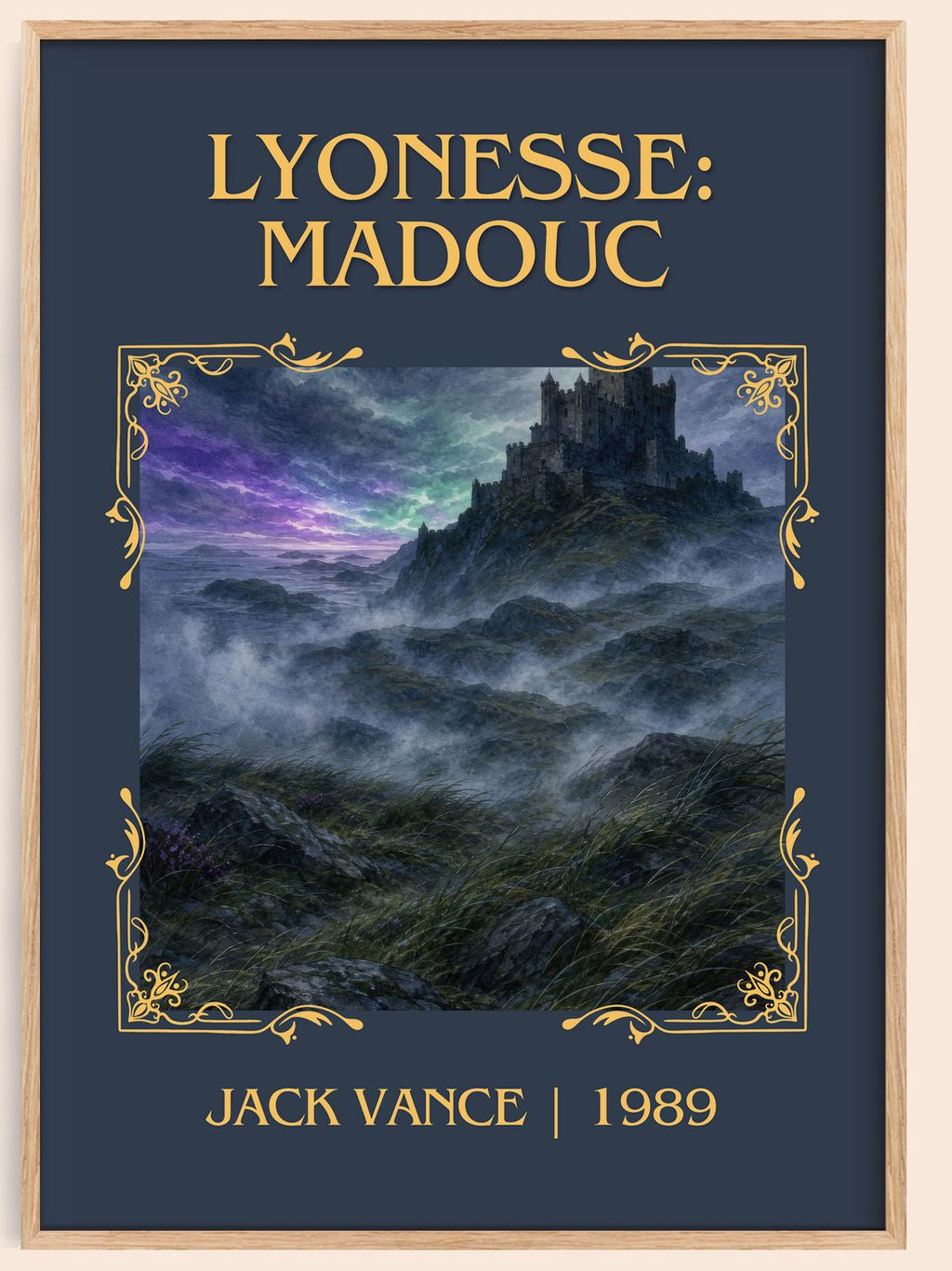Lyonesse: Madouc Classic Book Art Print by Jack Vance – book poster