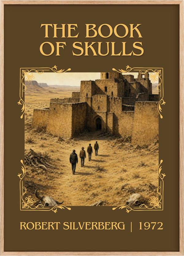 The Book of Skulls Classic Book Art Print by Robert Silverberg