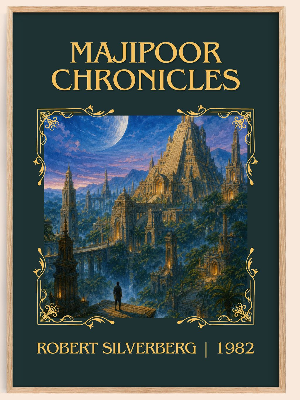 Majipoor Chronicles Classic Book Art Print by Robert Silverberg – book poster