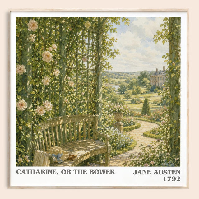 Catharine, Or The Bower Literary Art Print by Jane Austen
