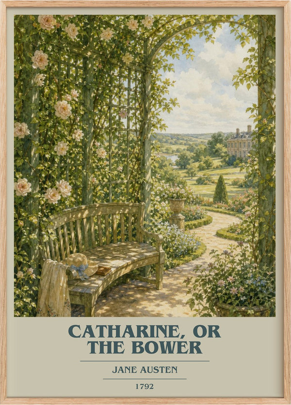 Catharine, Or The Bower Book Cover Poster by Jane Austen