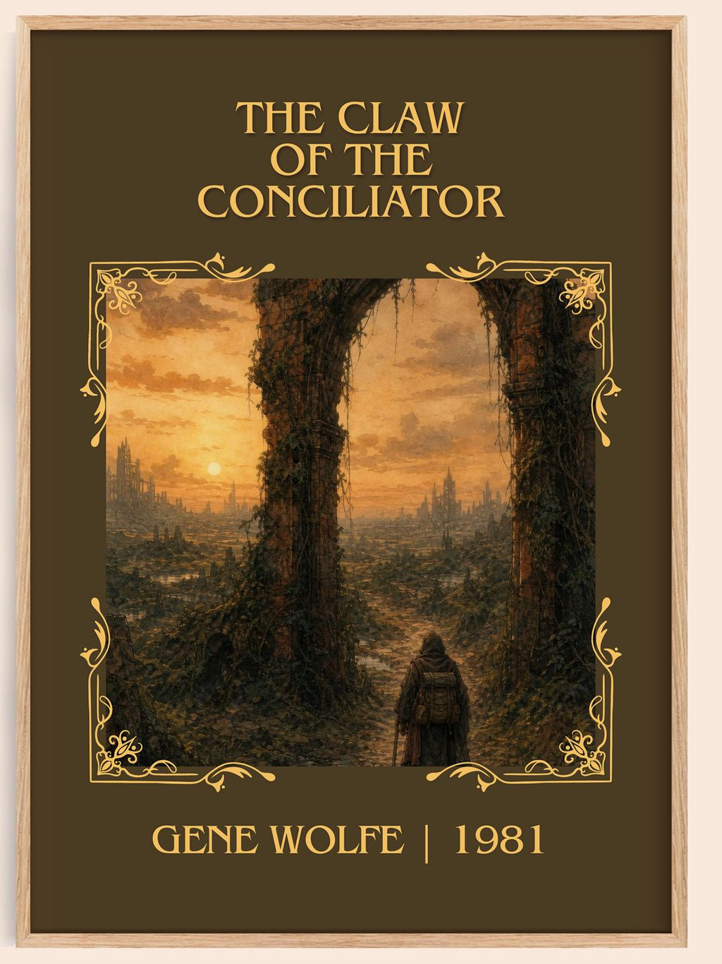 The Claw of the Conciliator Classic Book Art Print by Gene Wolfe – book poster