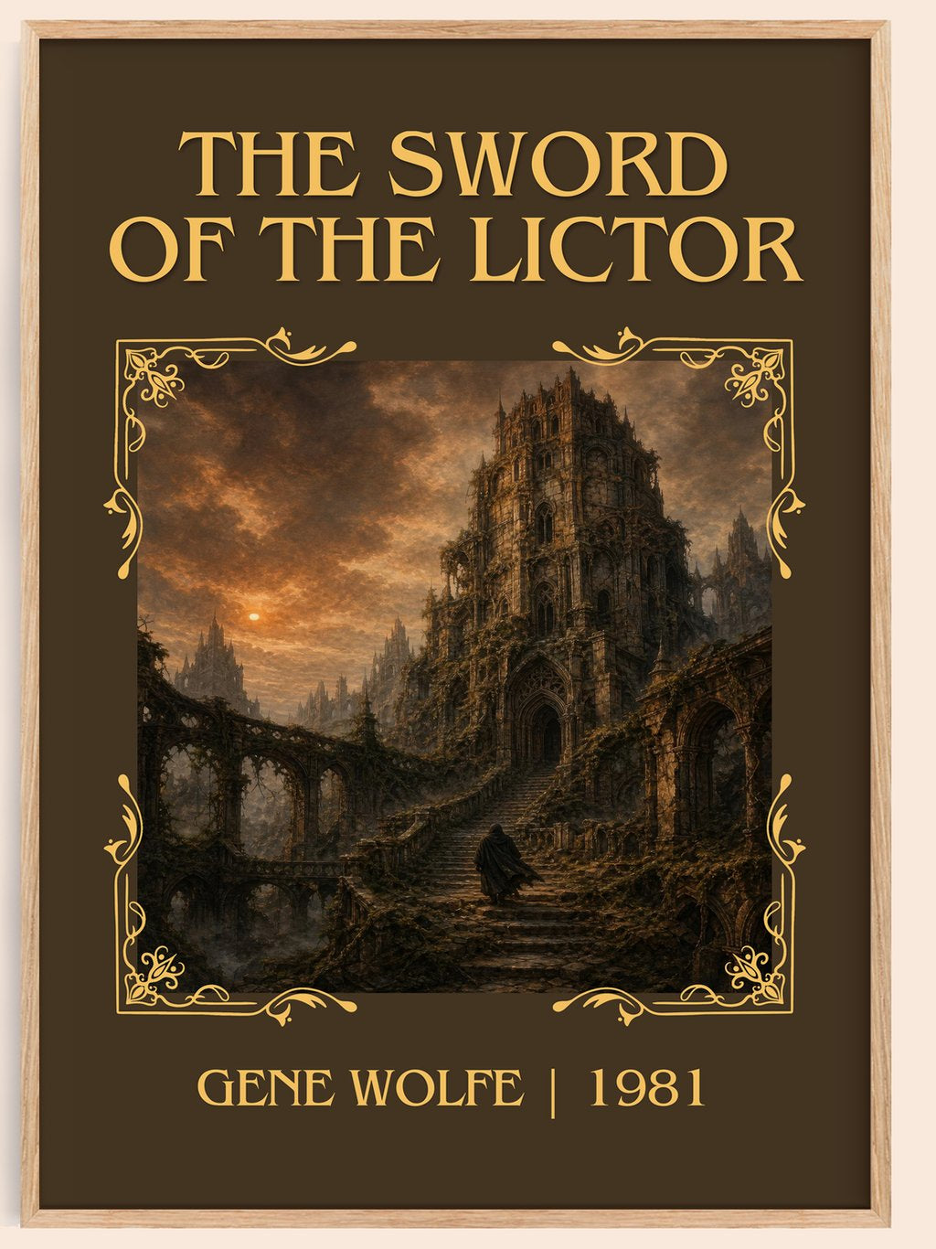 The Sword of the Lictor Classic Book Art Print by Gene Wolfe – book poster