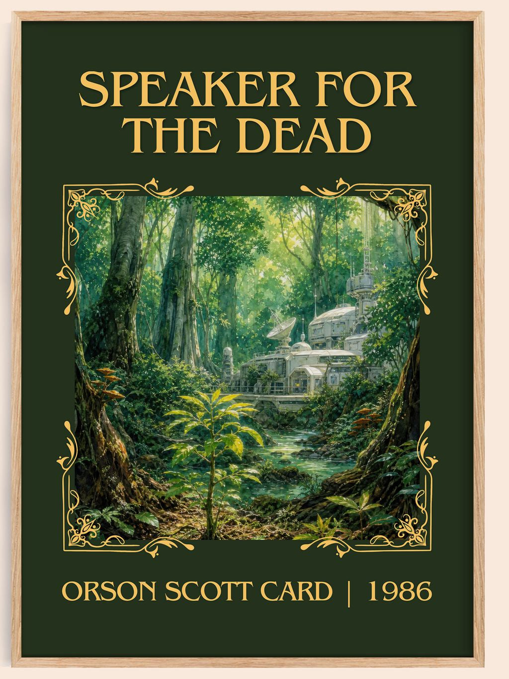 Speaker for the Dead Classic Book Art Print by Orson Scott Card – book poster