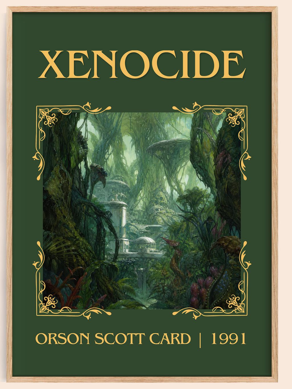 Xenocide Classic Book Art Print by Orson Scott Card – book poster